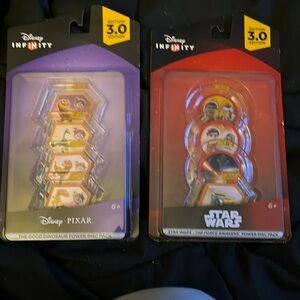 Disney infinity disc packs lot of 2 new